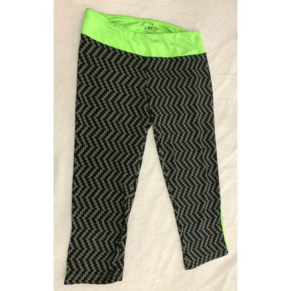 TAREA BY RUE 21 WOMENS ATHLETIC YOGA PULL ON CAPRIS PANTS SIZE S